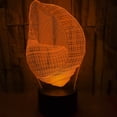 thumbnail image 5 of LINLIN 3D Illusion llamp LED Night Light with 7 Colors Flashing & Touch Switch USB Powered Bedroom Desk Lamp for Kids Gifts Home Decoration, 5 of 7