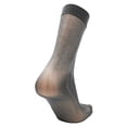 thumbnail image 2 of 3-Pack Mens Mid Calf Sheer Silk Nylon Dress Socks (Iron Grey (Style 2)), 2 of 7
