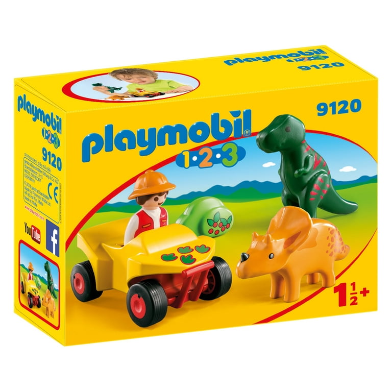  Playmobil Explorer Quad with T-Rex : Toys & Games