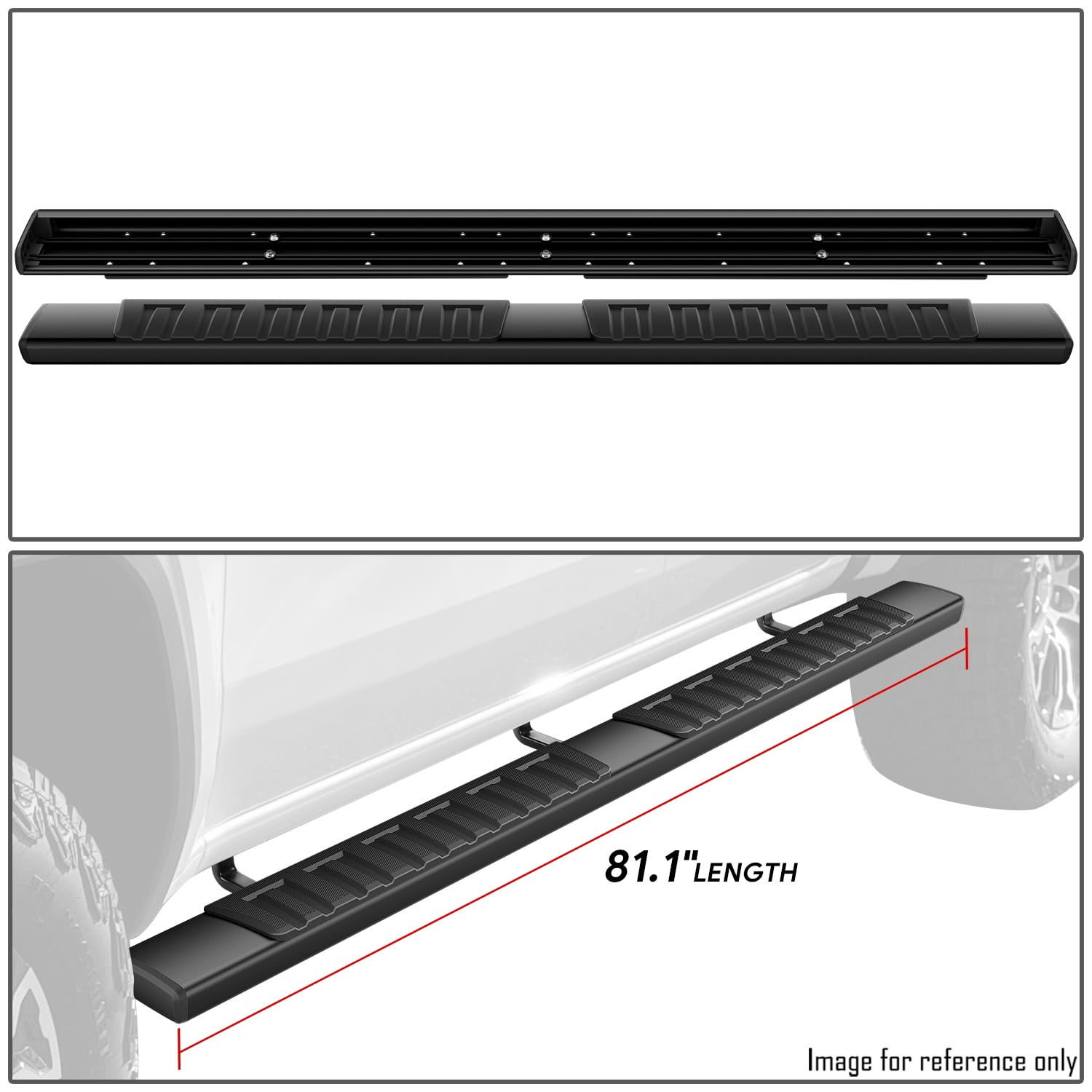 Nuvision for 15-25 Colorado Canyon Crew Cab 6" Running Boards Side Step Nerf Bar