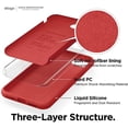 thumbnail image 3 of elago Liquid Silicone Designed for Apple iPhone SE Case 2022 (3rd Generation), iPhone SE Case 2020,, iPhone 8 Case, iPhone 7 Case [Red], 3 of 7