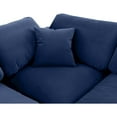 thumbnail image 5 of Meridian Furniture Comfy Navy Velvet 8-Pc. Modular Sectional, 5 of 11