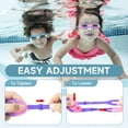 thumbnail image 2 of AOLIGEI Kids Swim Goggles for Swimming Kids (Age 3-16 ) Anti Fog No Leak Swiming Goggles，Blue And Yellow, 2 of 6