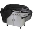 thumbnail image 1 of Funda para barbacoa Funda para barbacoa Lona protectora para barbacoa Anti-UV Anti-agua Anti-humedad con bolsa de almacenamiento negra para Weber, Holanda (170 x 61 x 117 cm), 1 of 5