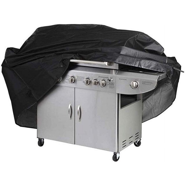 Funda para barbacoa Funda para barbacoa Lona protectora para barbacoa Anti-UV Anti-agua Anti-humedad con bolsa de almacenamiento negra para Weber, Holanda (170 x 61 x 117 cm)