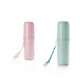 thumbnail image 1 of 2pcs Portable Toothbrush Cup Washing Cup Toothbrush Storage Box Holder for Travel Hiking Camping (Random Color), 1 of 3