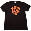 Gretsch Guitars Charcoal 45RPM Logo Graphic T-Shirt, Mens Size Large #9224577606