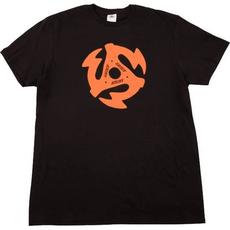 Gretsch Guitars Charcoal 45RPM Logo Graphic T-Shirt, Mens Size Large #9224577606