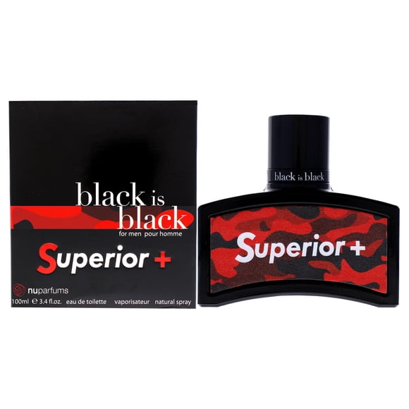 Perfume Nuparfums Black Is Black Superior EDT en aerosol 100 Nuparfums Nuparfums Perfume Spray EDT 3.4 oz