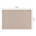 thumbnail image 3 of Unique Bargains Table Placemats 6 Pcs Polyester Placemats for Dining Table Decor Khaki, 3 of 6