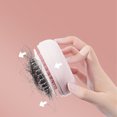 thumbnail image 4 of RuiJiao Portable Multifunction High Skull Retractable Comb with Mirror - Press Clean Button, Ideal for Women On-the-Go, 4 of 6
