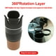 thumbnail image 4 of Ounissouiy Portavasos 4 en 1 para coche, expansor ajustable de rotación de 360 ​​°, contenedores de almacenamiento de bebidas y agua Almacenamiento y organización del hogar, 4 of 6