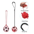 thumbnail image 3 of Uxcell Solo Soccer Training Ball Net, Football Practice Elastic Net Fits Ball Size 345 Red 1Pcs, 3 of 6