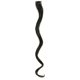 thumbnail image 1 of Zhuge Extensiones de cabello de colores, 6 piezas, 18 pulgadas, clip en un solo color arcoíris, resaltado para fiesta, postizo sintético largo ondulado para mujeres, negro, 1 of 2