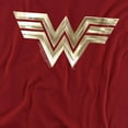 thumbnail image 2 of Wonder Woman 84 T-Shirt Golden Logo Unisex Graphic Tee For Men & Women, 2 of 7