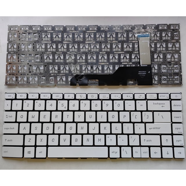 Clavier RU/US/SP/GR pour MSI Prestige 14 P14 Moderne 14 15 GS66 GE66 GP66 P40 MS-14D3 MS-14D2 MS-14D1 avec Rétroéclairage RGB Per-Touche Blanc