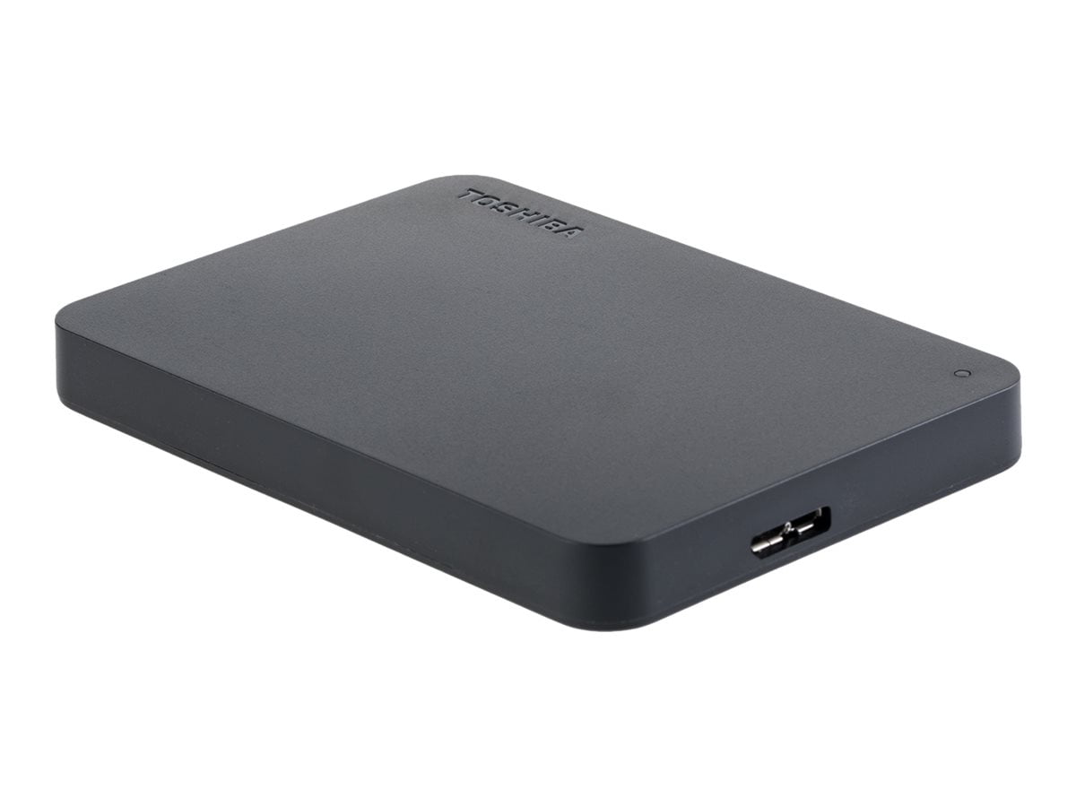 kapre Sund og rask Skrøbelig Toshiba Canvio Basics 1TB Portable External Hard Drive USB 3.0 Black -  HDTB410XK3AA - Walmart.com