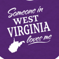 thumbnail image 4 of Inktastic Someone in West Virginia Loves Me Boys or Girls Baby Bib, 4 of 4