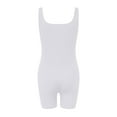thumbnail image 5 of ZyeKqe Women Workout Jumpsuits Ribbed Square Neck 1 Piece Seamless Tank Top Sleeveless Rompers, 5 of 5