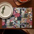thumbnail image 5 of Pioneer Flower Floral Print Pattern Summer Placemats Table Placemats Set Of 4-Linen Kitchen Washable Placemats Table Mats 12x18 Inch Non-Slip Heat Resistant, 5 of 5