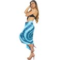 thumbnail image 2 of HAPPY BAY Women's Beachwear Summer Beach Wrap Bikini Wraps Sarong Skirt Swimsuit Swimwear Coverups Swim Cover ups for Womens One Size Sea, Tie Dye, 2 of 5