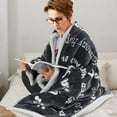 thumbnail image 3 of LHSHID Cancer Gifts for Women Fleece Healing Thoughts Blanket Super Soft & Warm Breast Cancer Chemo Survivor Gifts Sympathy Get Well Blanket with Inspirational Positive Energy & Love 30x40in, 3 of 5