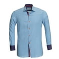 thumbnail image 2 of Chemise Habillée Homme Manches Longues Ajustée, Coton Européen, Moyen, 2 of 6