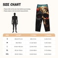 thumbnail image 4 of Lsque Artistic Flower Butterfly Skull Print Women's Pajama Pants, Lounge Pant - Comfortable Home Wear,Elastic Waistband, Stylish Design-X-Large, 4 of 9