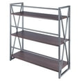 thumbnail image 2 of Isa 3-Tier Shelf Graphite and Walnut, 2 of 8