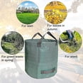 thumbnail image 3 of 2x Bolsas para residuos de jardín, 272l Bolsas para residuos de jardín autoportantes, Bolsas para hojas, Contenedores para residuos de jardín, Bolsas para residuos verdes de tejido resistente de, 3 of 5