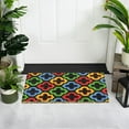 thumbnail image 3 of Northlight Retro Quatrefoil Design Doormat - 29" x 17" - Multicolor, 3 of 5