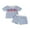 Sky Blue, variant on Loicainy Toddler Baby Boy 4th of July Clothes Set 6 12 18 24 Months 2T 3T 4T Flag Embroidery Striped Crew Neck Short Sleeve T-Shirt and Shorts 2 Pcs Independence Day Outfits