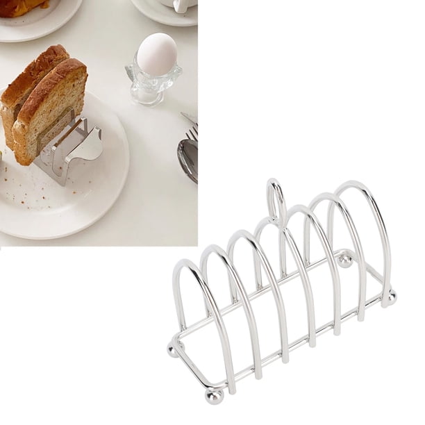 Rejilla Para Tostadas De Acero Inoxidable, Vajilla Occidental Para Rebanar, Rejilla Para Pan Creativa, Estante De Almacenamiento, Soporte Antiguo, Retro Para Desayuno, Rejillas De