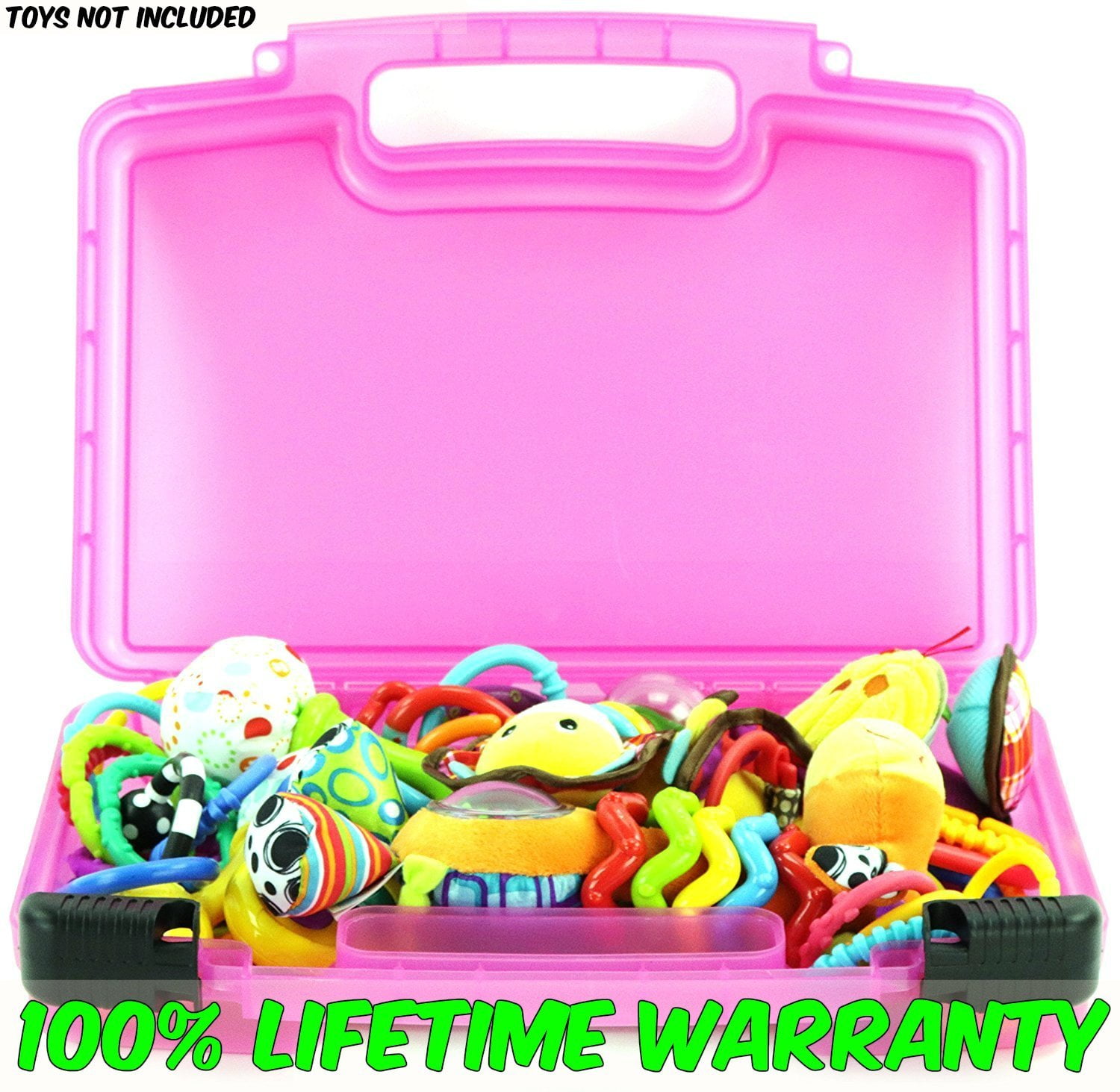 Baby Toy Case, Toy Storage Carrying Box. Figures Playset Organizer. Accessories For Kids by LMB