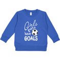 thumbnail image 2 of Inktastic Girls Gotta Have Goals Soccer Toddler Sweatshirt, 2 of 4