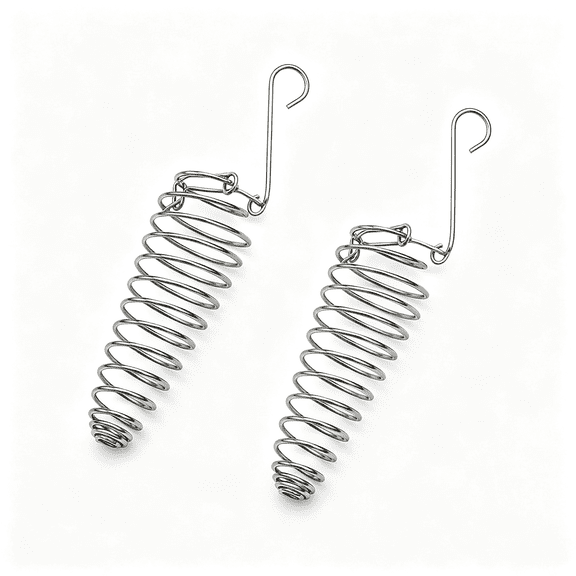 ACDANC Millet Holder for Bird Cage, 2 Pack Stainless Steel Spray Millet Treat Holder, Hanging Parrot Foraging Feeder Toy, Fruit Vegetable Basket for Parakeet Cockatiel Conure African Grey