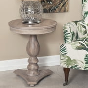Powell Stanton Pedestal Accent Side Table, Natural