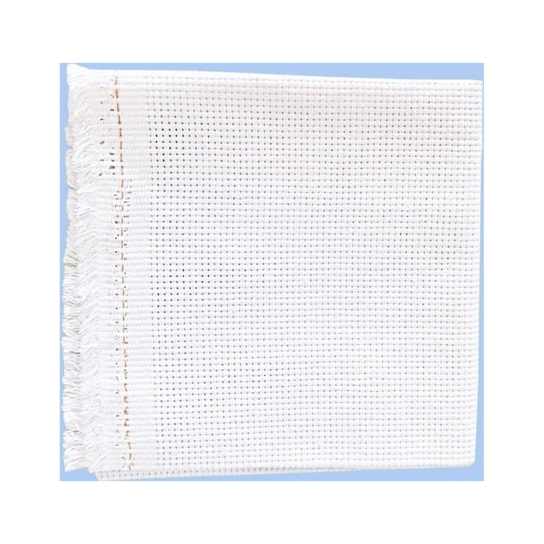 Cross Stitch Fabric 42x50cm 100x100cm 145x100cm Aida 14ct White Cloth Pink  Black flaxen Green Cross Stitch Fabric Canvas DIY Handmade Needlework