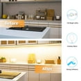 thumbnail image 5 of Yi Lighting LED 6pcs 20" Under Cabinet LED Strip Lighting kits with Remote Control for Kitchen, Desk, Monitor Back, Shelf, 5 of 7