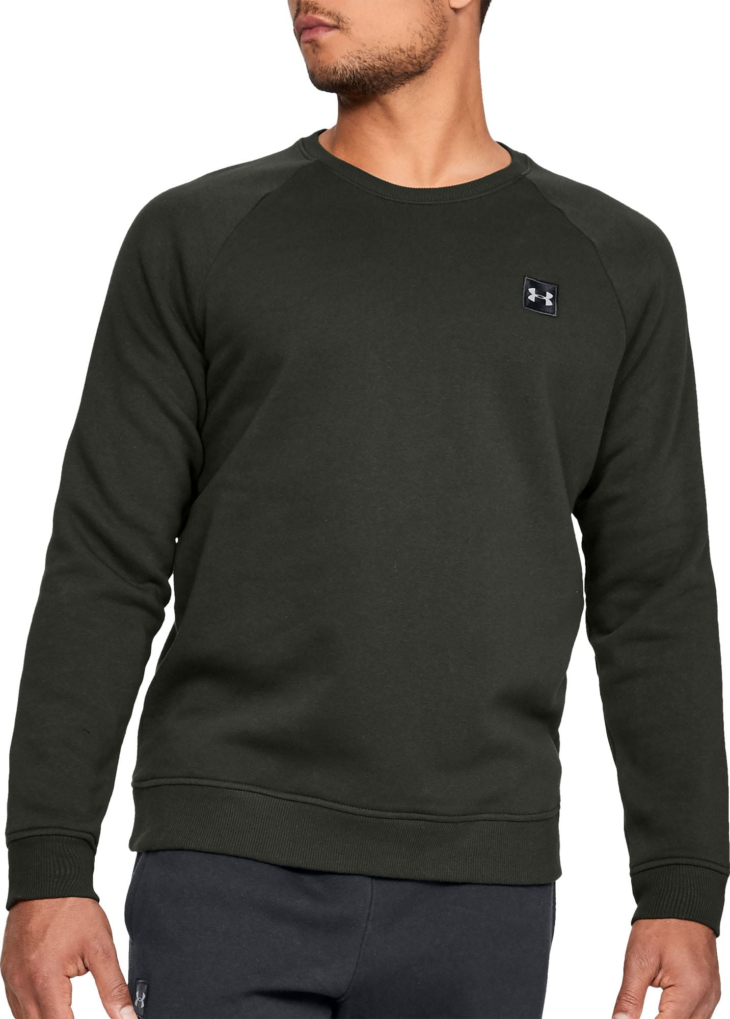 under armour rival fitted crew sweater mens