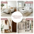 thumbnail image 5 of Christopher Knight Home 57.5" Button-Tufted End of Bed Bench, Large Upholstered Ottoman, Rolled Arms, Pink, 5 of 9