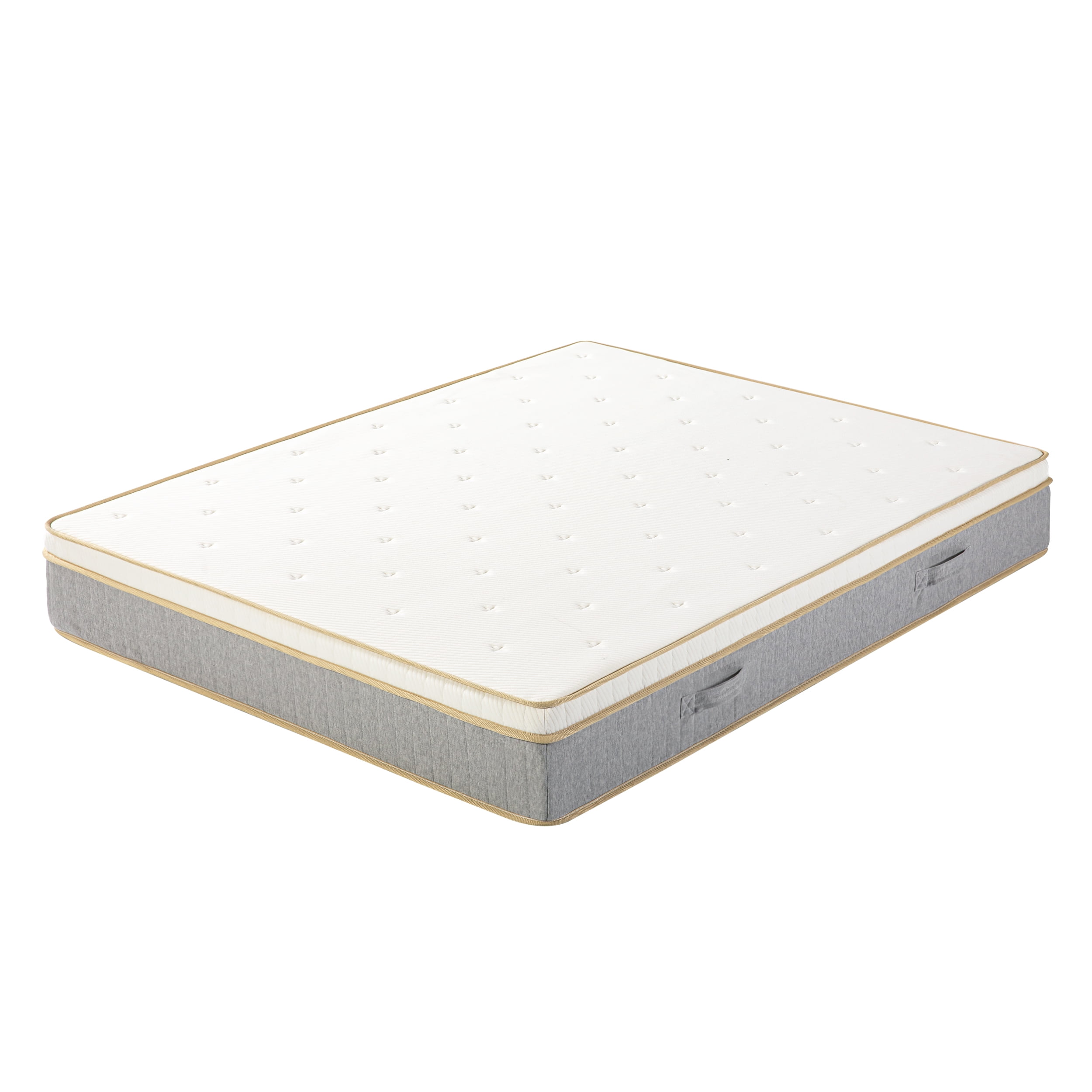 Mellow Lagom 10" Green Tea Infused Elite Hybrid Mattress, Queen