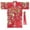 A-Red354, variant on JAJAHO Girls Kimono Dresses Floral Tie Waist Long Sleeve Robe Long Sleeve Midi Dress For Kids 2-13 Years Cozy Dresses