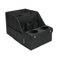 thumbnail image 3 of Organizador de asiento de coche con respaldo y portavasos, bolsa de camping con asas, organizador de maletero de coche con múltiples compartimentos, 3 of 7