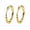 Gold, variant on Stainless Steel 2.5mm 10 Gauge Gold Huggie Hoop Earrings Unisex Women Men 25mm E9