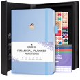 thumbnail image 1 of Clever Fox Budget Planner Premium Edition - Expense Tracker Notebook + 5 Cash Envelopes, Budget Planner Organizer; Budget Book & Journal to Control Your Money, Undated; A5 Hardcover - Periwinkle, 1 of 4
