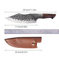 thumbnail image 4 of Cuchillo De Cocina Cuchillo De Sacrificio Cuchillo De Corte De Carne, Diseño Tallado, Con Funda Protectora., 4 of 19
