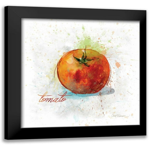 Robinson, Carol 12x12 Black Modern Framed Museum Art Print Titled - Veggie Tomato