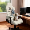 thumbnail image 2 of TSOVTHRID Wolf Floral Print Gaming Chair Covers Slipcovers Set of 4, Stretchable Breathable Computer Reclining Gaming Chair Seat Cover with Armrest Covers, 2 of 7