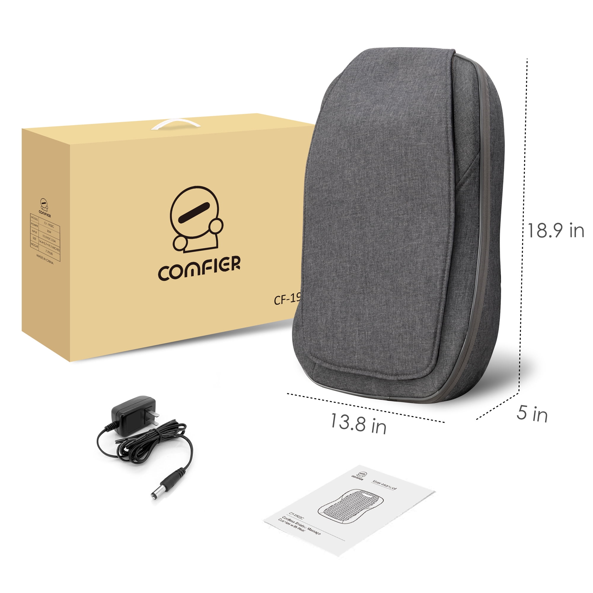 COMFIER Rechargeable Back Massage Pad for Back Pain Relief Deep Tissue,  Foldable Back Massage Chair …See more COMFIER Rechargeable Back Massage Pad